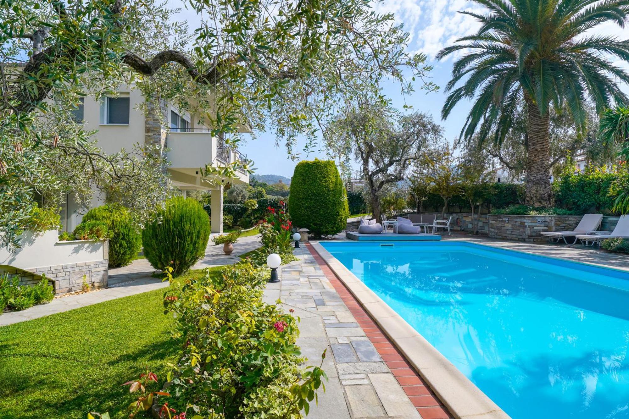 Luxury Villa Fotini ลีเมนาส ภายนอก รูปภาพ